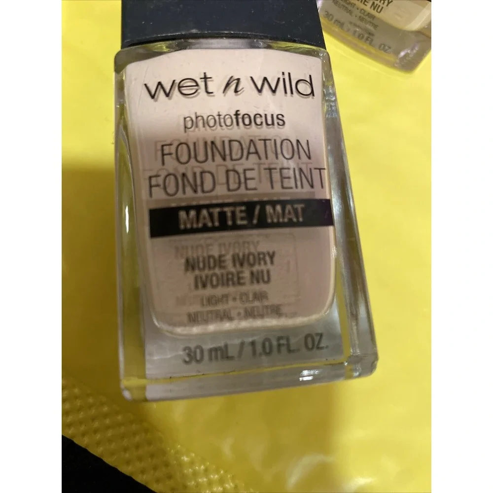 Wet N Wild‎ Photo Focus Foundation Nude Ivory 1 Ounce 3 Pack